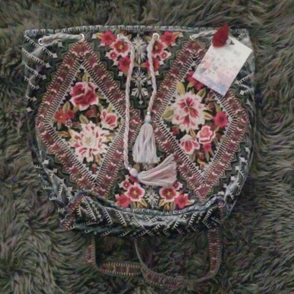 Johnny was MATILDA VELVET BACKPACK - Picture 6 of 8